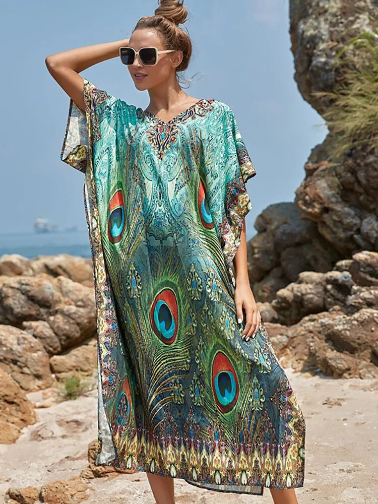 Beach Cover Up - Sarong Pereo - Bathing Suit Cover Up