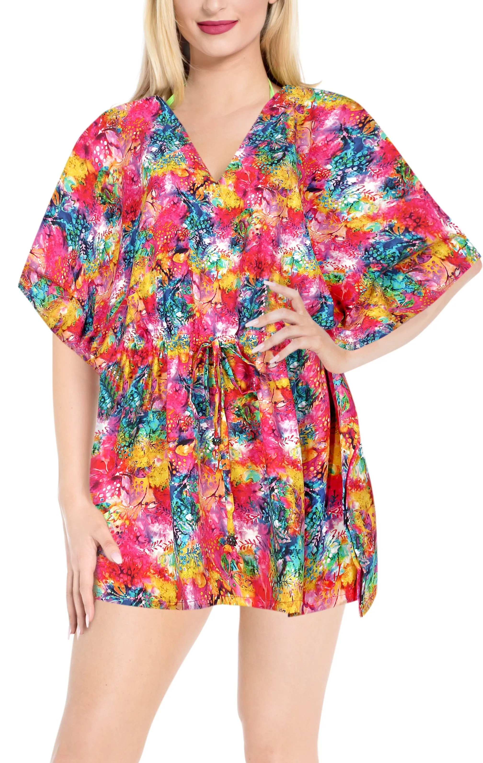 Beachwear Bikini Beach Cover up Tunic Swimsuit Swimwear Caftan Blouse Multicolor