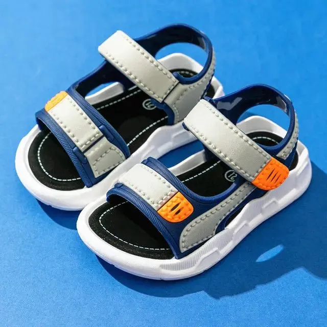 Blue summer sandals for boys