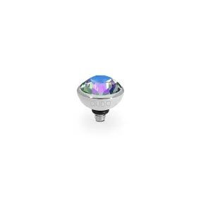 Bottone Silver and Paradise Shine Crystal Ring Gem Top, 10mm