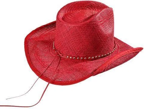 Bullhide Kids "All American Girl" Straw Hat Red Style 2717R