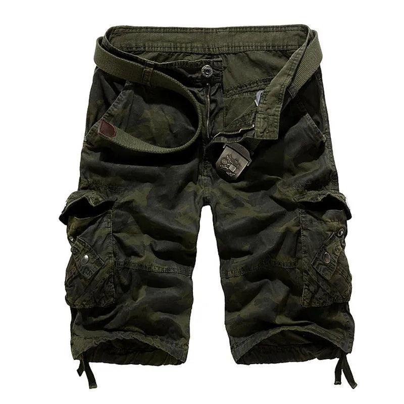 Camouflage Loose Multi-pocket Shorts