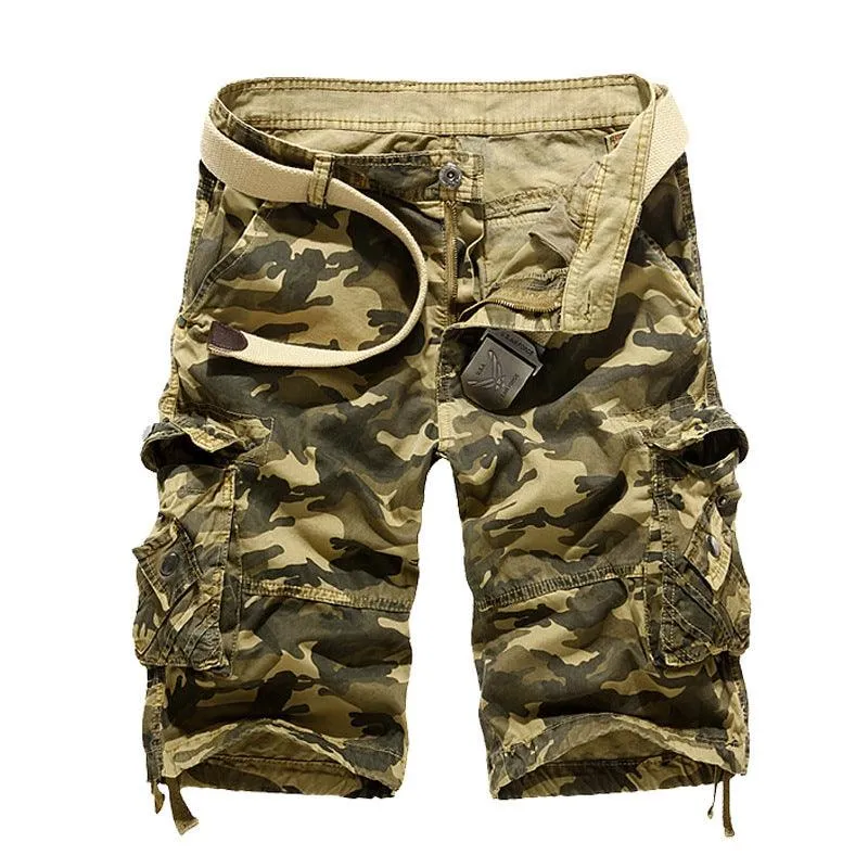 Camouflage Loose Multi-pocket Shorts