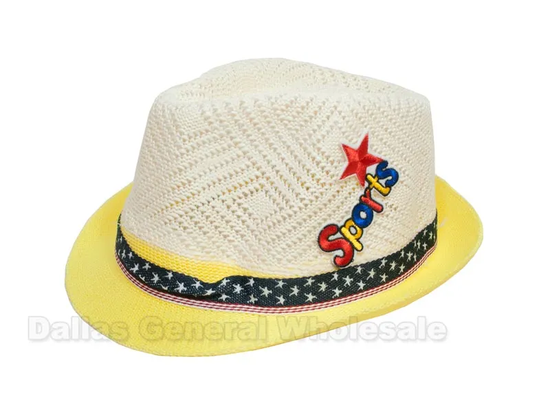 Children Straw Dress Hats Wholesale