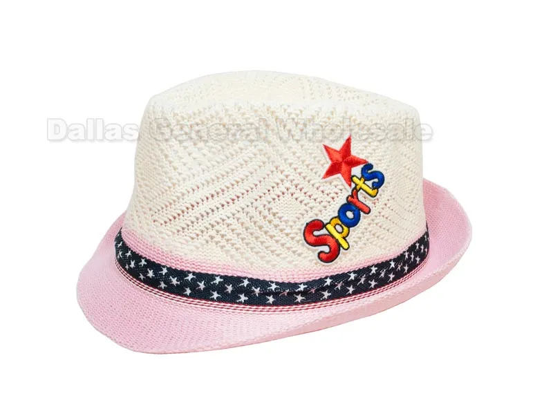 Children Straw Dress Hats Wholesale