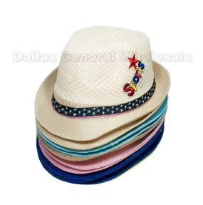 Children Straw Dress Hats Wholesale