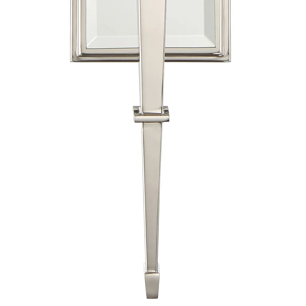 Clifton 1 Light Polished Nickel Sconce