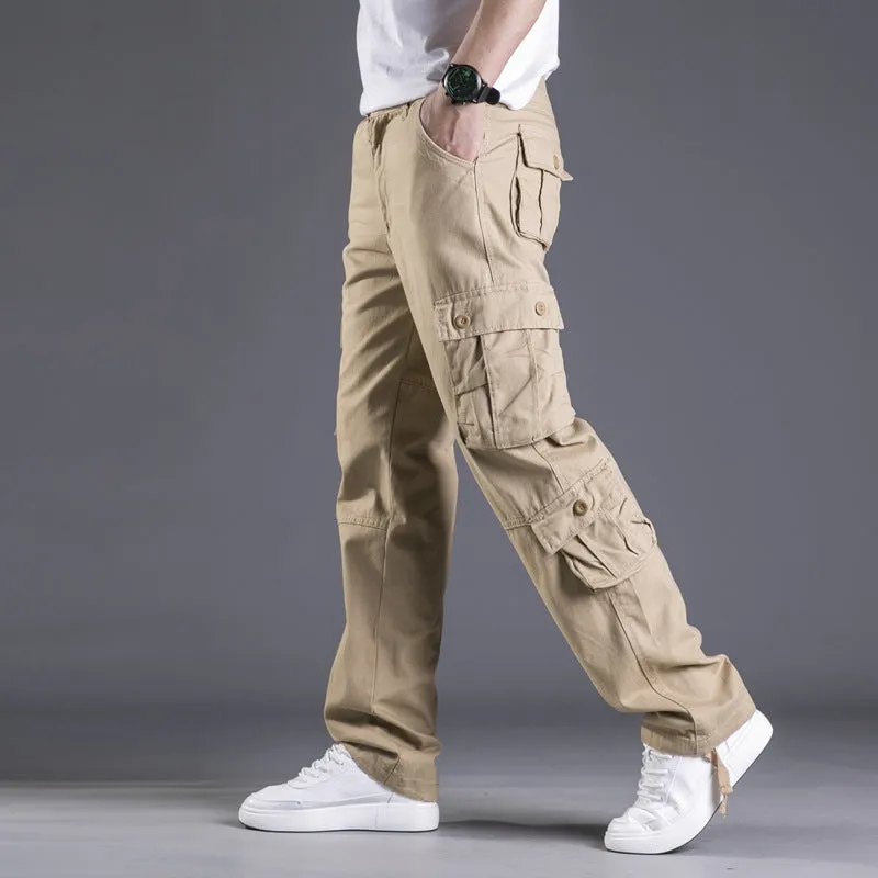 Cotton Multi-pocket Camouflage Cargo Pants