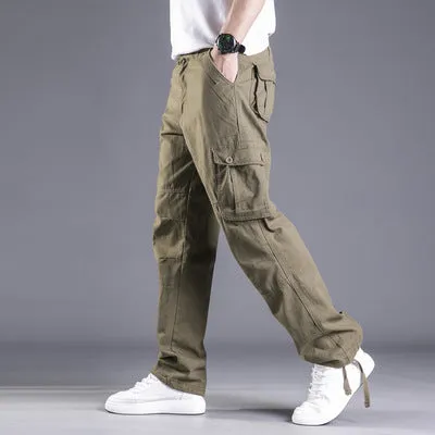 Cotton Multi-pocket Camouflage Cargo Pants