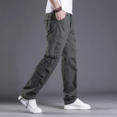 Cotton Multi-pocket Camouflage Cargo Pants