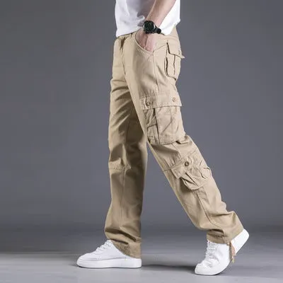 Cotton Multi-pocket Camouflage Cargo Pants