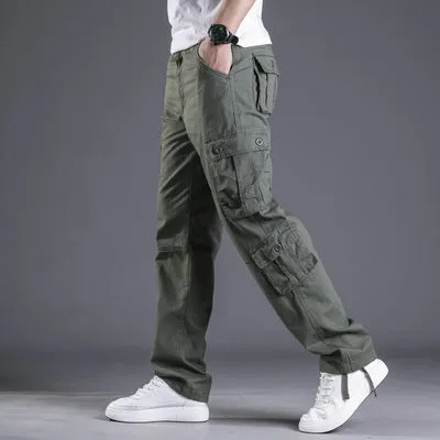 Cotton Multi-pocket Camouflage Cargo Pants