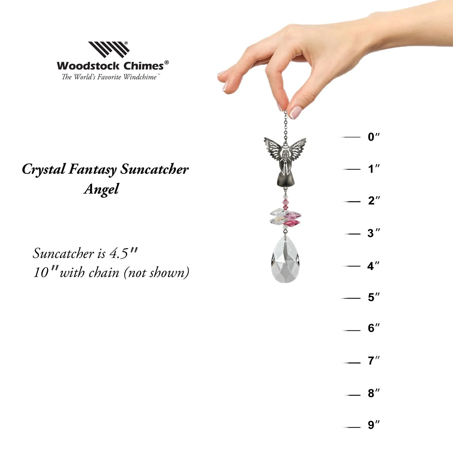 Crystal Fantasy Suncatcher - Angel