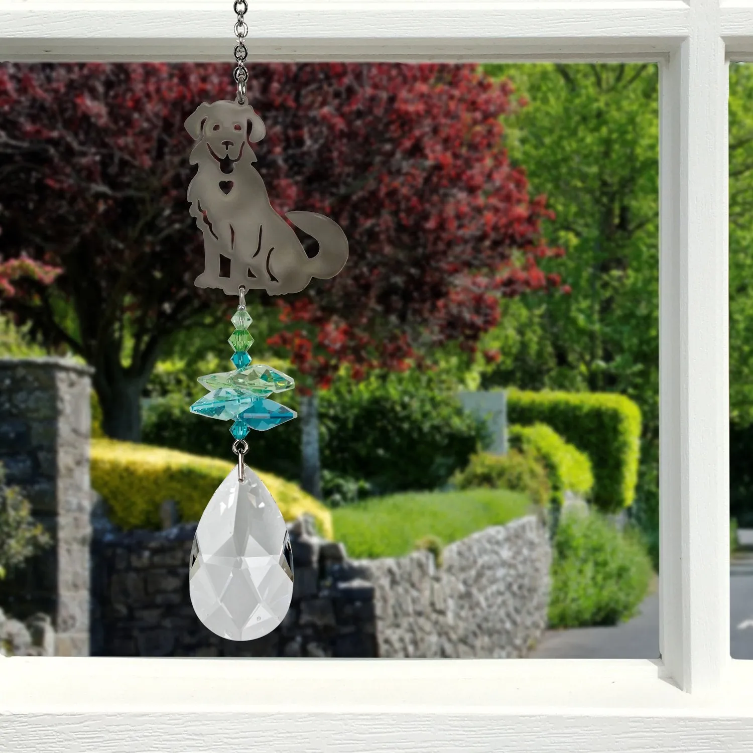 Crystal Fantasy Suncatcher - Dog