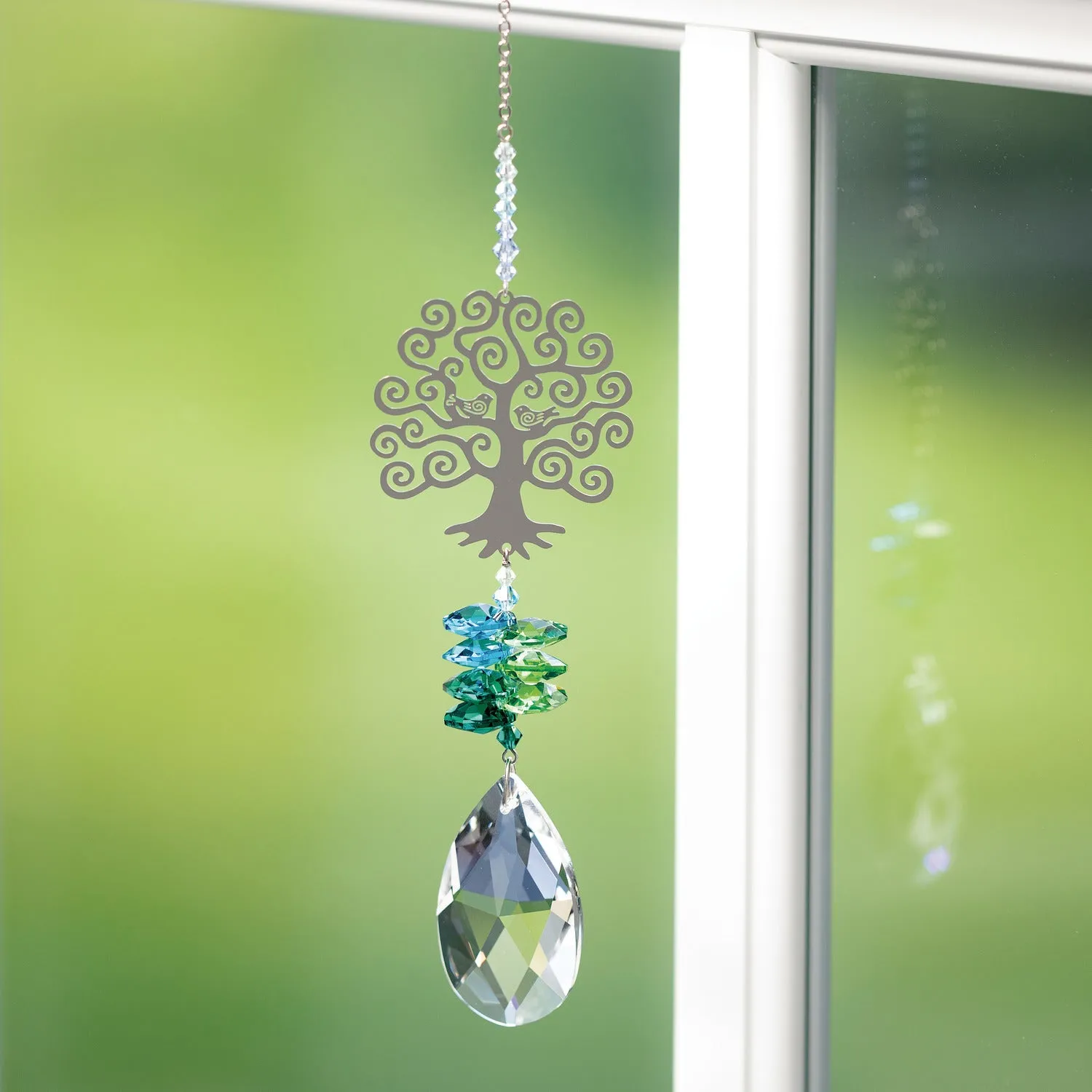 Crystal Fantasy Suncatcher - Large, Tree of Life