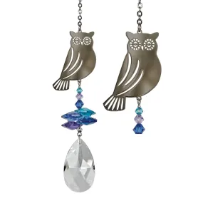 Crystal Fantasy Suncatcher - Owl