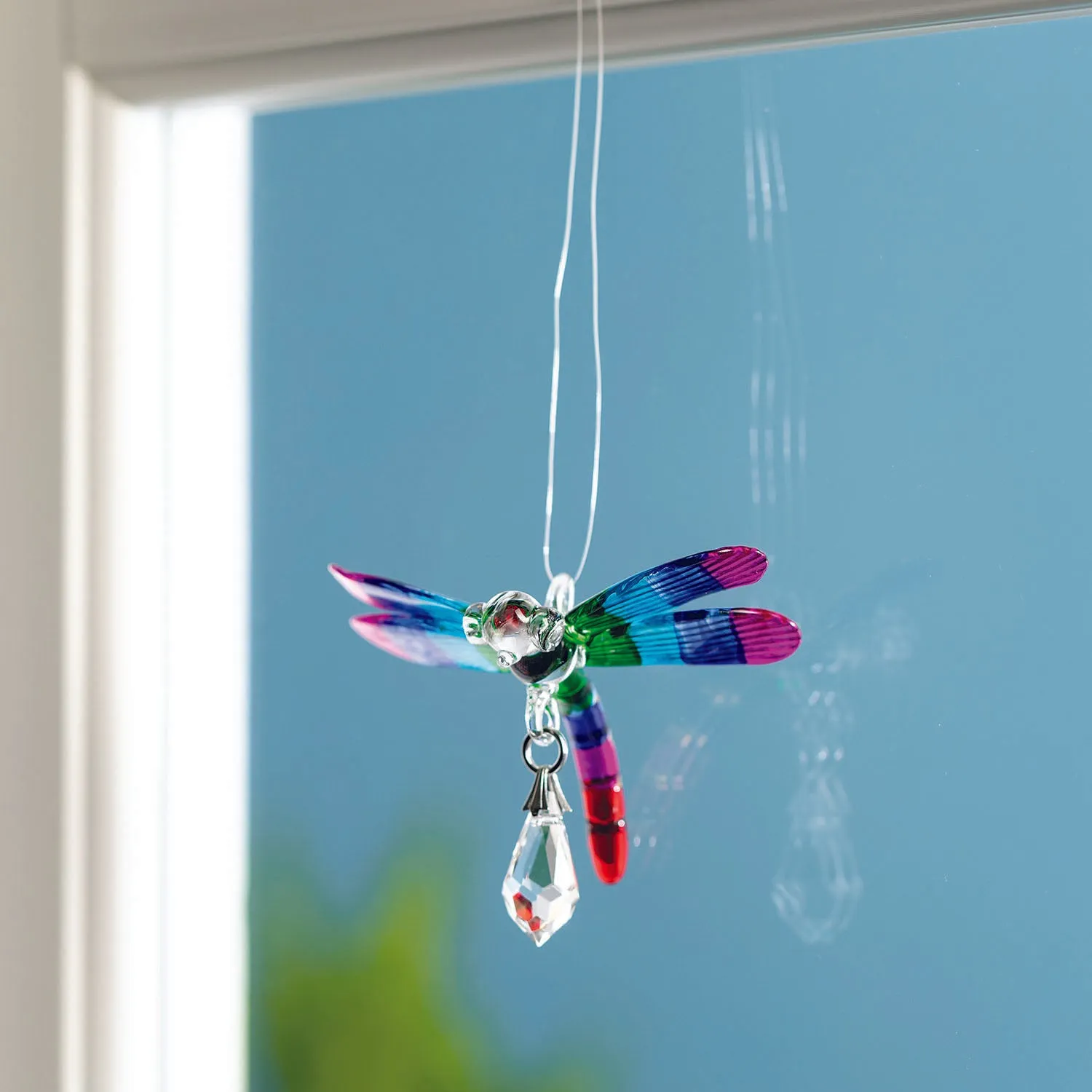 Fantasy Glass Suncatcher - Dragonfly, Summer Rainbow