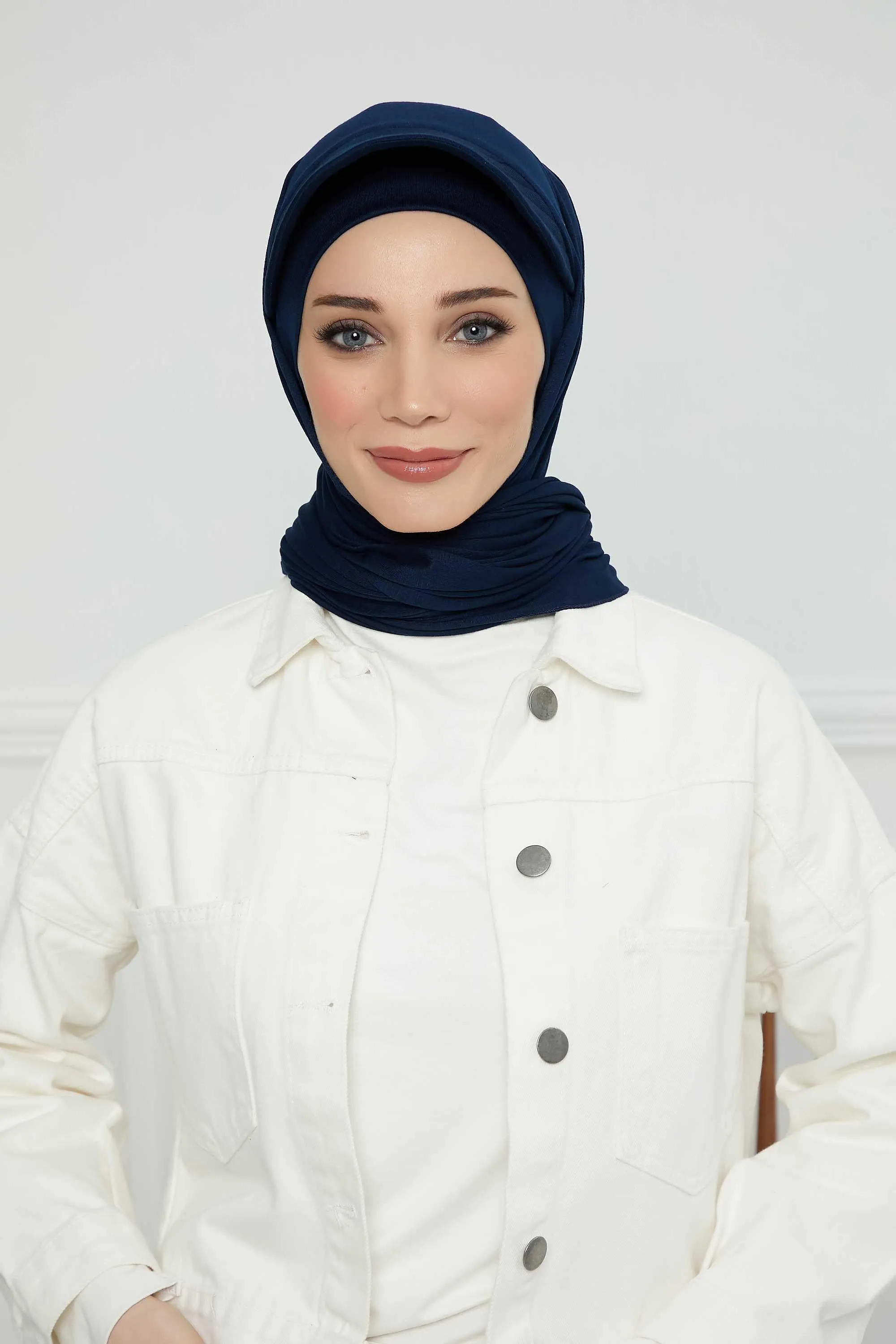 Instant Cotton Shawl Newsboy Scarves 95% Cotton Bandana Women's Cap Turban Visor Stylish Hijab Hat Turban Head Wraps,SS-1