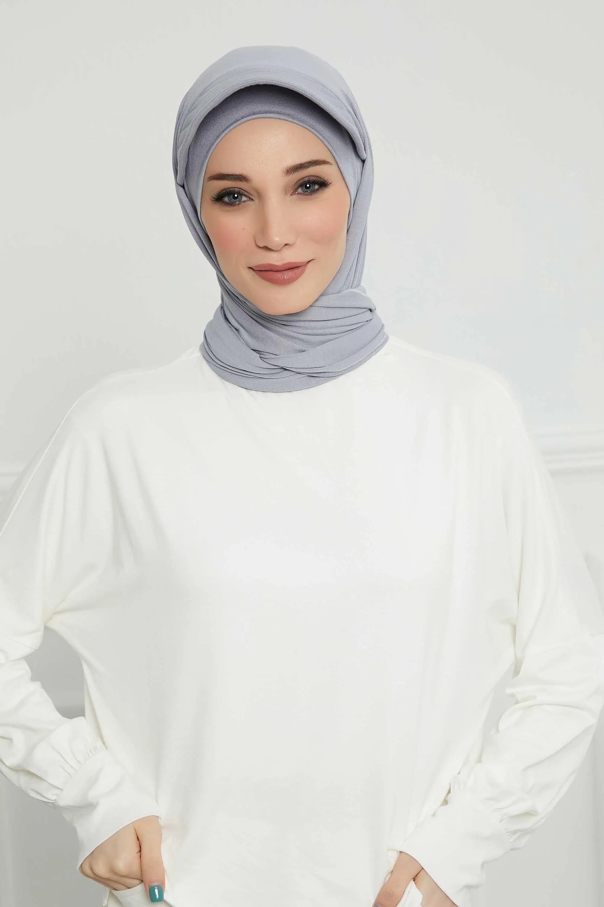 Instant Cotton Shawl Newsboy Scarves 95% Cotton Bandana Women's Cap Turban Visor Stylish Hijab Hat Turban Head Wraps,SS-1