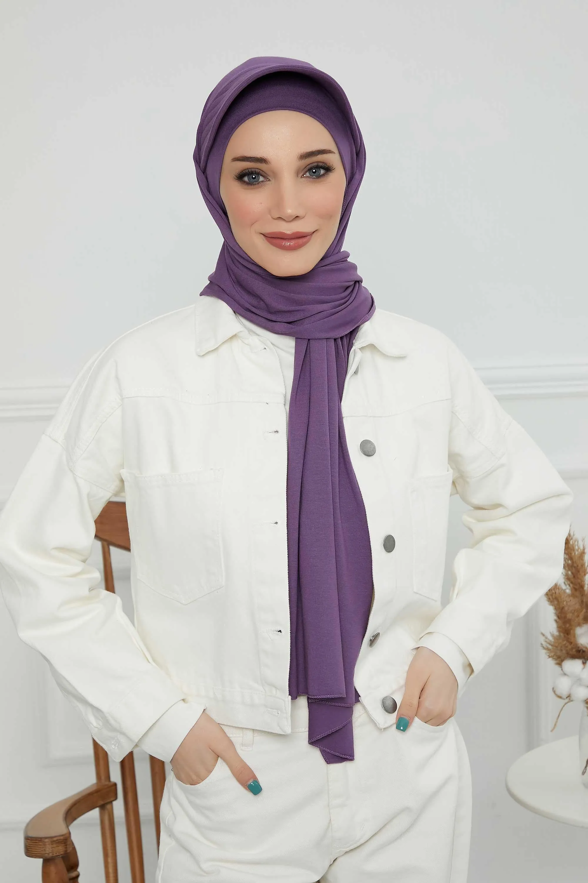 Instant Cotton Shawl Newsboy Scarves 95% Cotton Bandana Women's Cap Turban Visor Stylish Hijab Hat Turban Head Wraps,SS-1