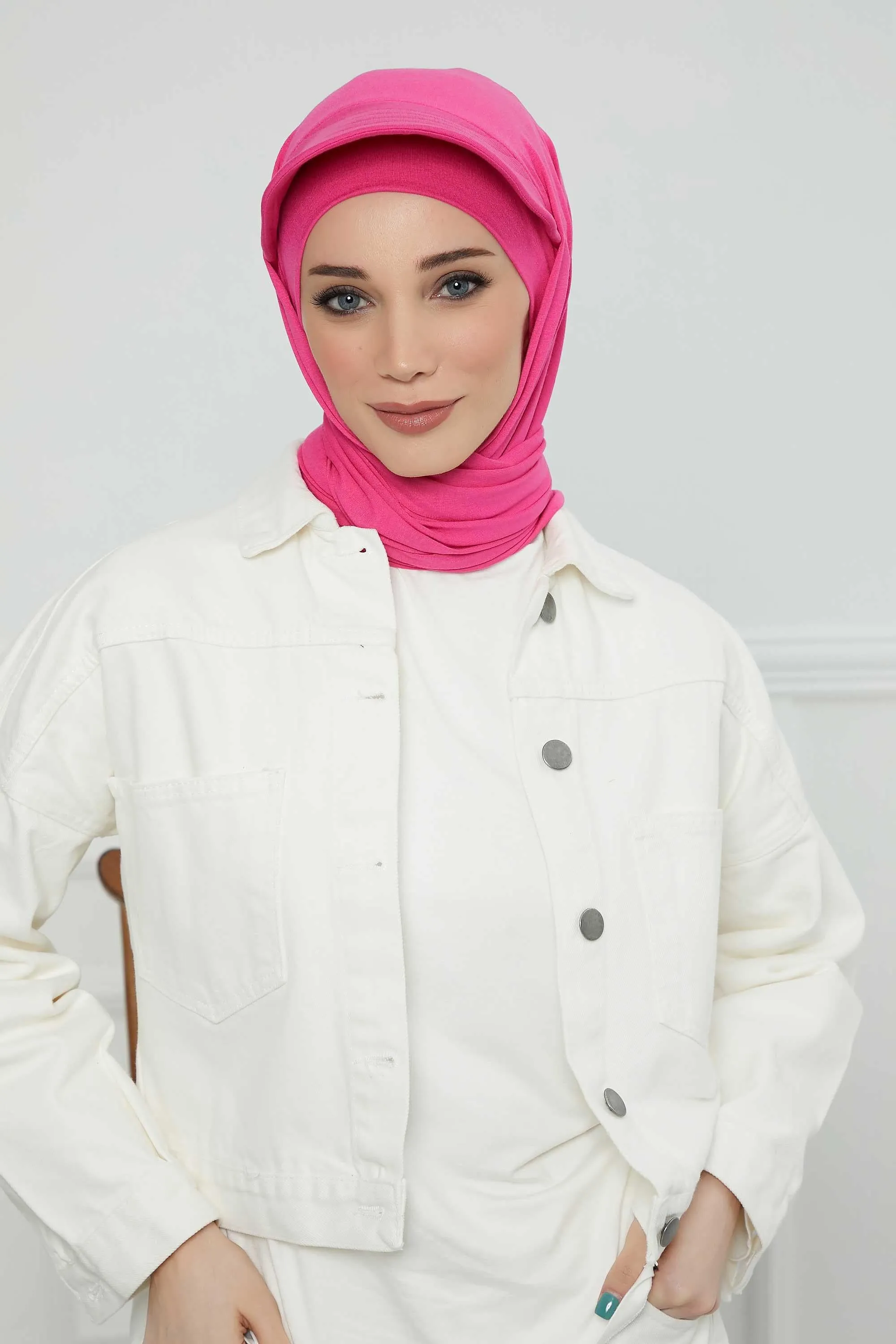 Instant Cotton Shawl Newsboy Scarves 95% Cotton Bandana Women's Cap Turban Visor Stylish Hijab Hat Turban Head Wraps,SS-1