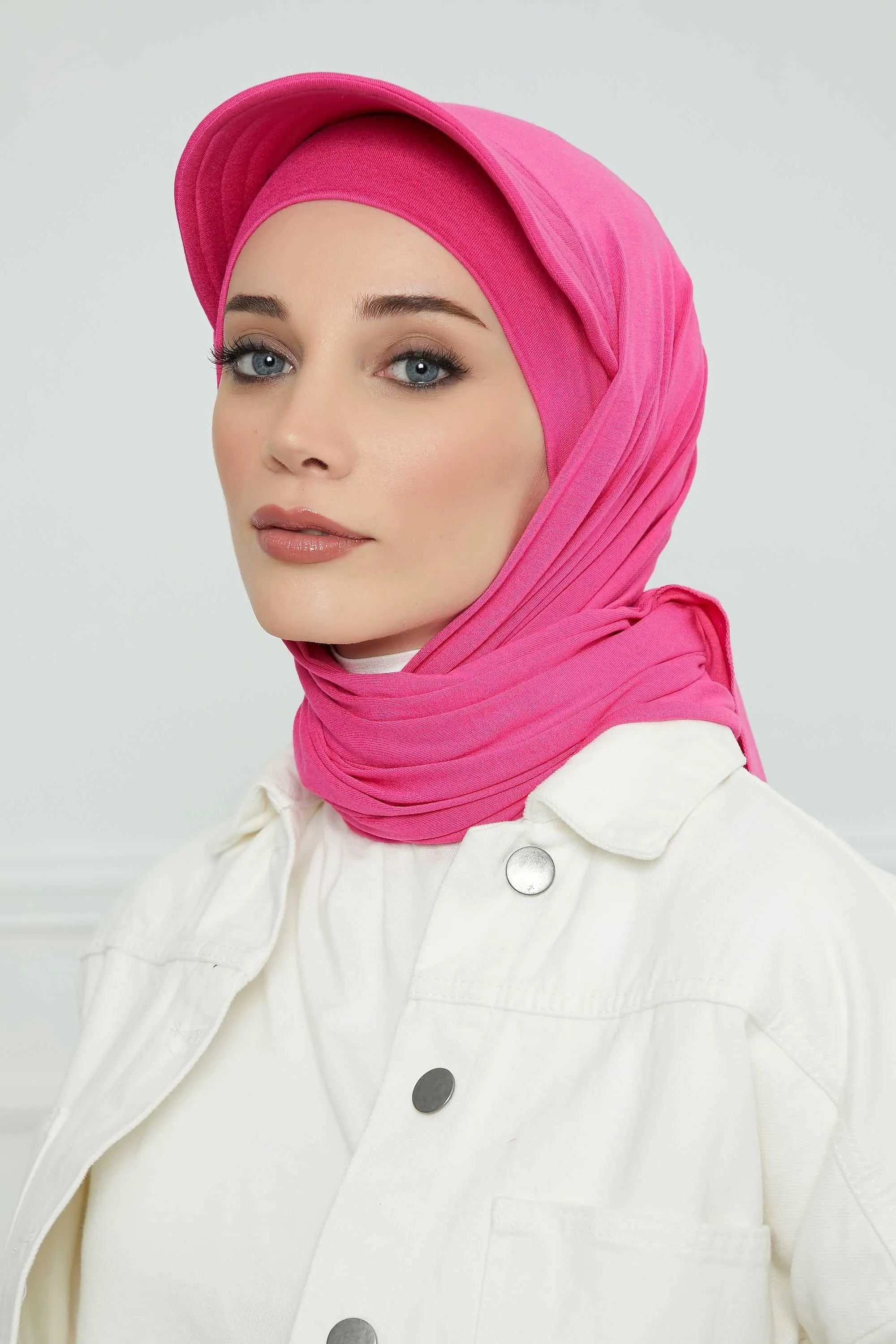 Instant Cotton Shawl Newsboy Scarves 95% Cotton Bandana Women's Cap Turban Visor Stylish Hijab Hat Turban Head Wraps,SS-1