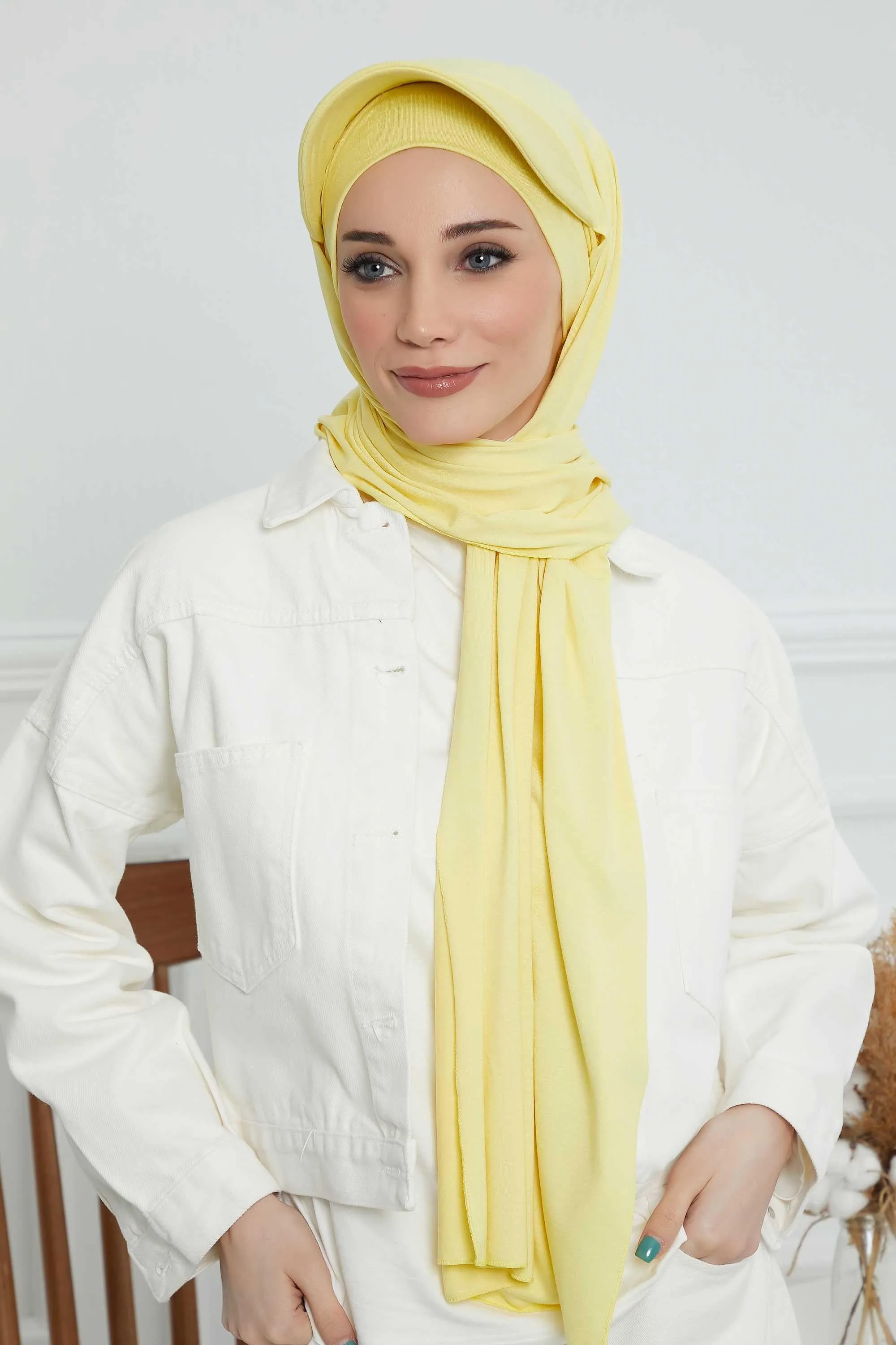 Instant Cotton Shawl Newsboy Scarves 95% Cotton Bandana Women's Cap Turban Visor Stylish Hijab Hat Turban Head Wraps,SS-1