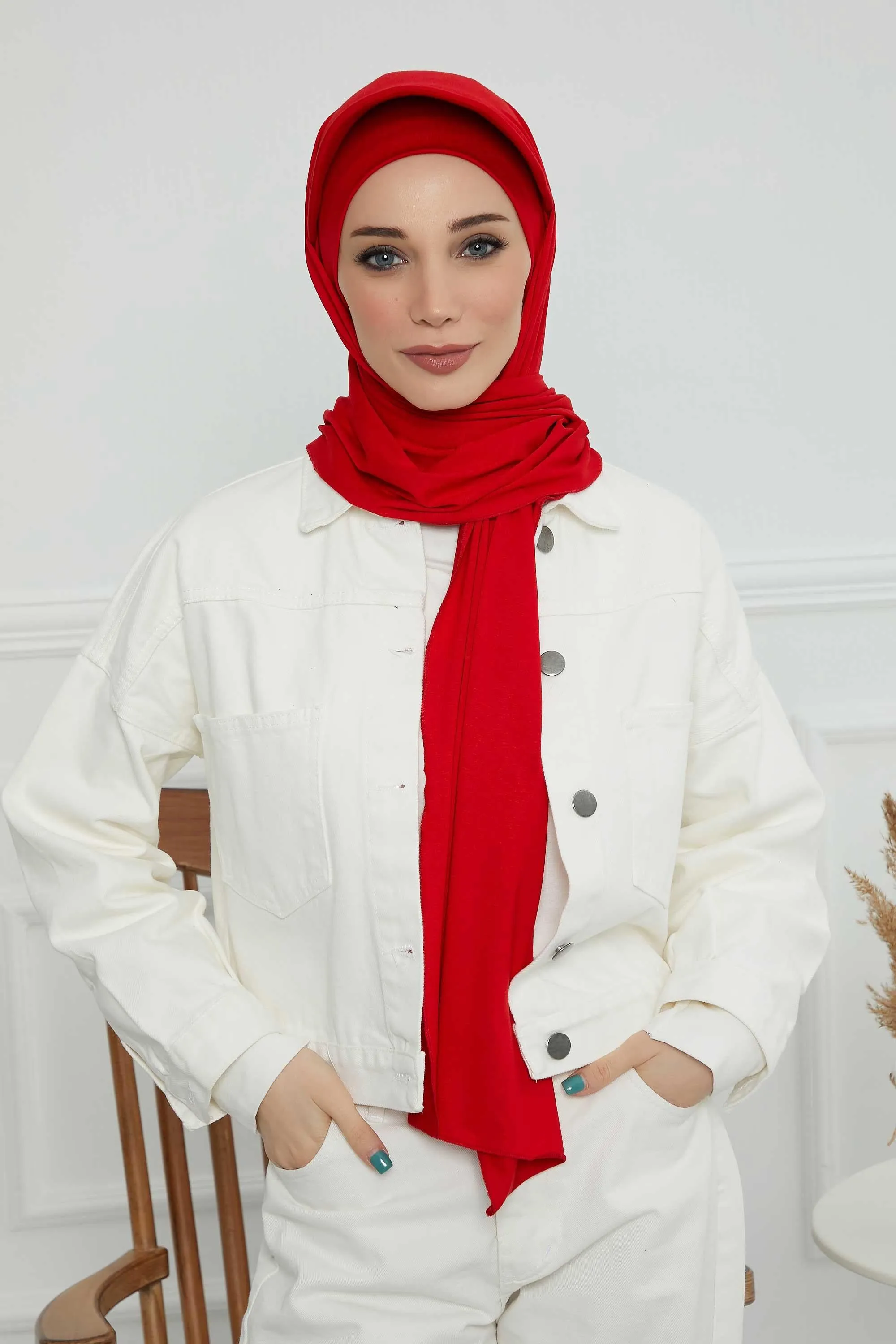 Instant Cotton Shawl Newsboy Scarves 95% Cotton Bandana Women's Cap Turban Visor Stylish Hijab Hat Turban Head Wraps,SS-1