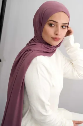 Lightweight Monochrome Chiffon Hijab Arabic Style