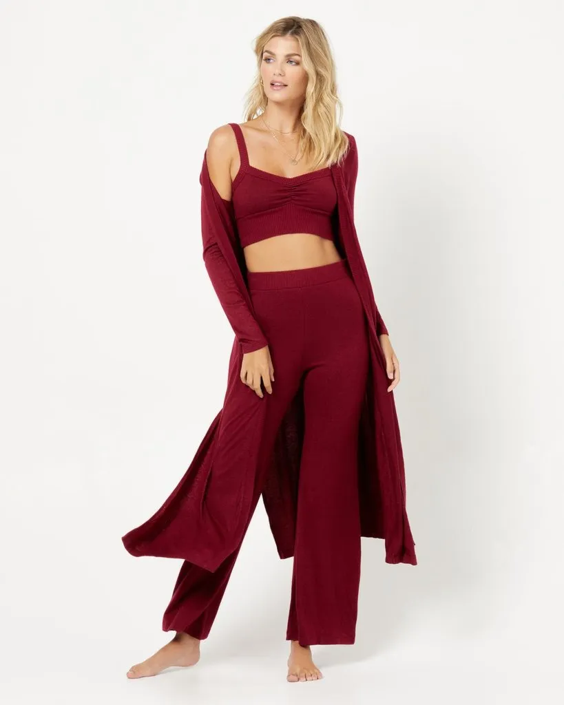 L*SPACE Cabernet Audrey Duster