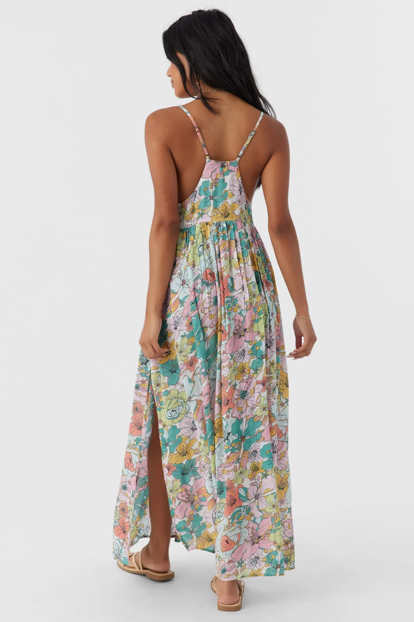 MEL MAXI JANIS FLORAL SWIM COVER-UP DRESS