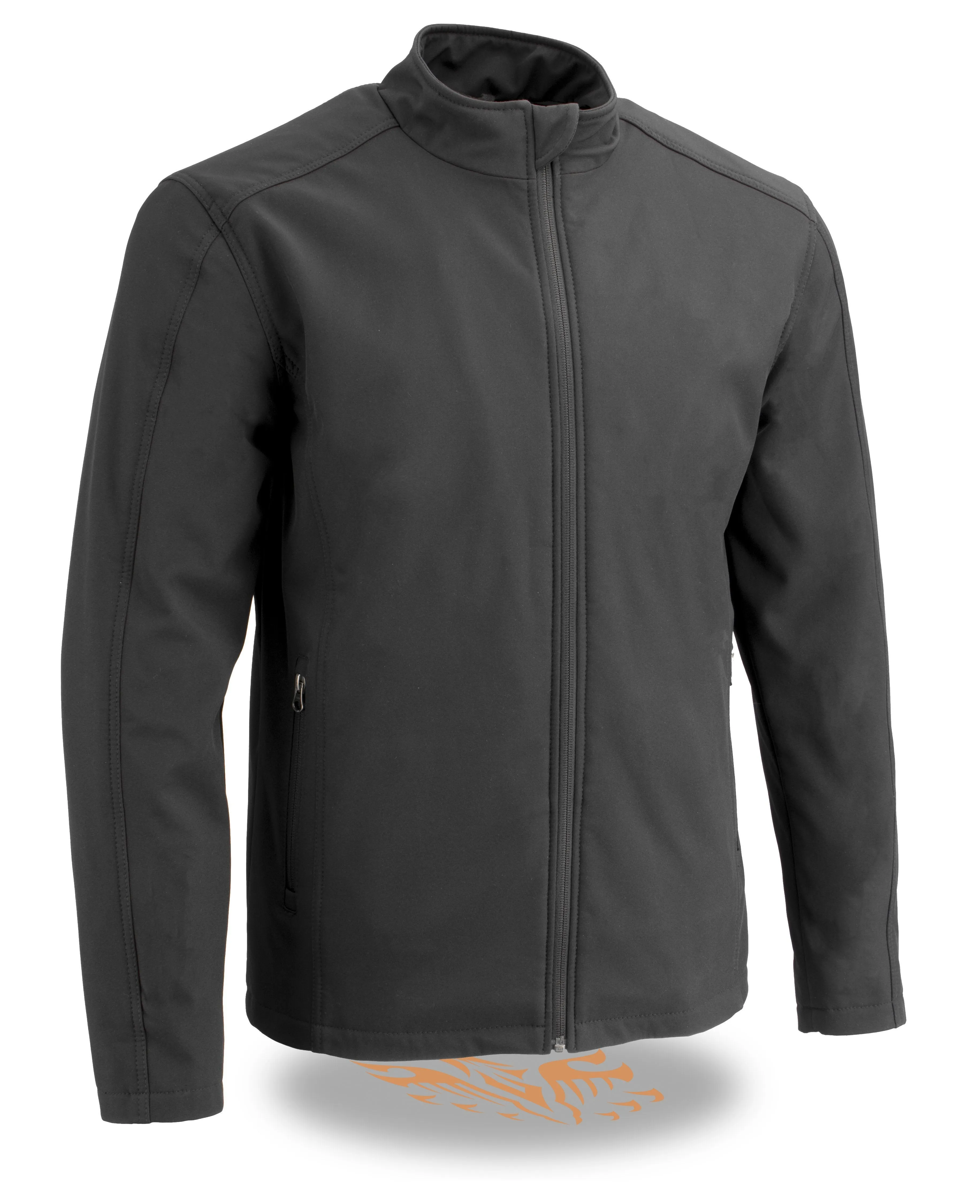 Milwaukee Performance-MPM1763-Men's Grey Waterproof Lightweight Zipper Front Soft Shell Jacket