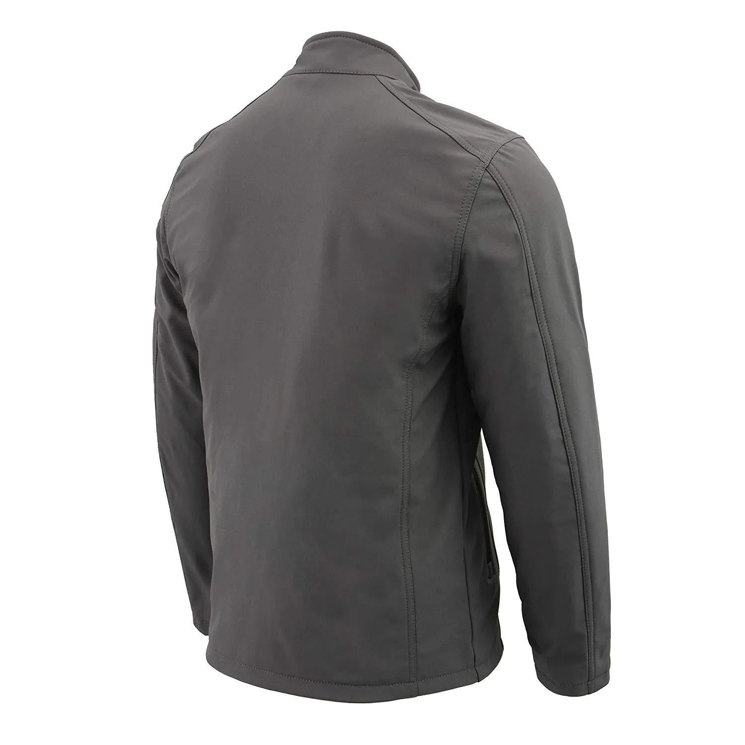 Milwaukee Performance-MPM1763-Men's Grey Waterproof Lightweight Zipper Front Soft Shell Jacket