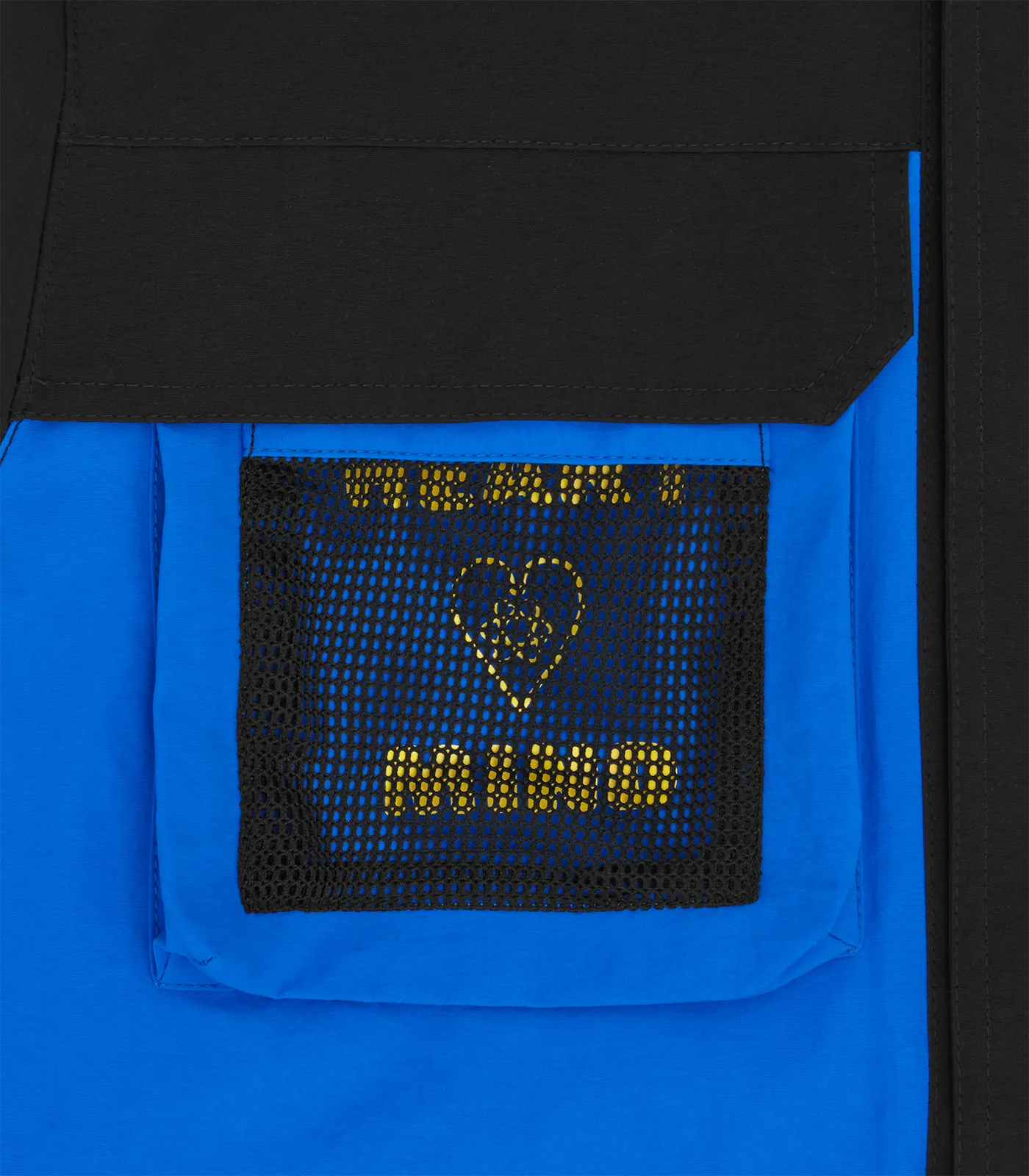 MULTI POCKET TECH JACKET - BLACK/BLUE