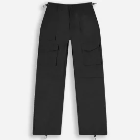 Nylon Multi Pocket Pants - Black