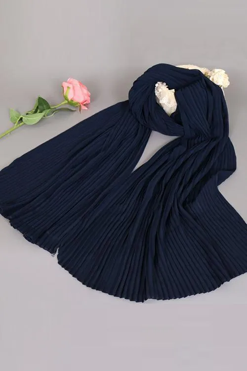 Pleated Chiffon Kerchief