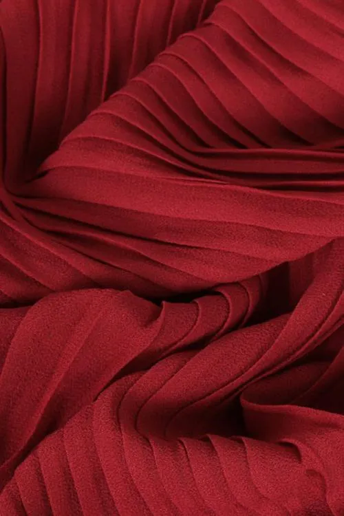 Pleated Chiffon Kerchief