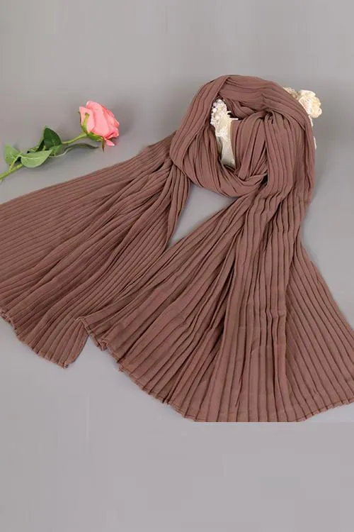 Pleated Chiffon Kerchief