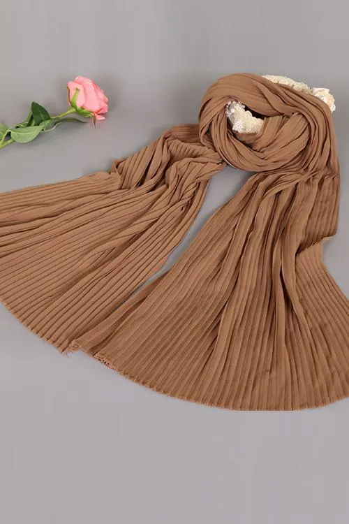 Pleated Chiffon Kerchief