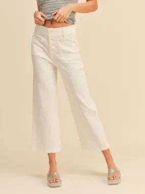 Pocket Trouser White