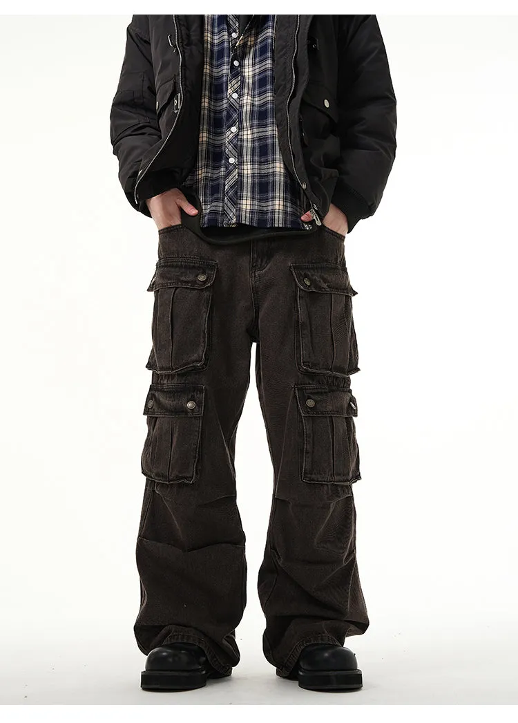 QS255A multi pocket pants