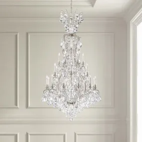 Renaissance 24 Light Heirloom Gold Chandelier with Heritage Crystal