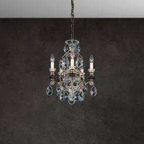 Renaissance 5 Light Heirloom Bronze Chandelier with Heritage Crystal