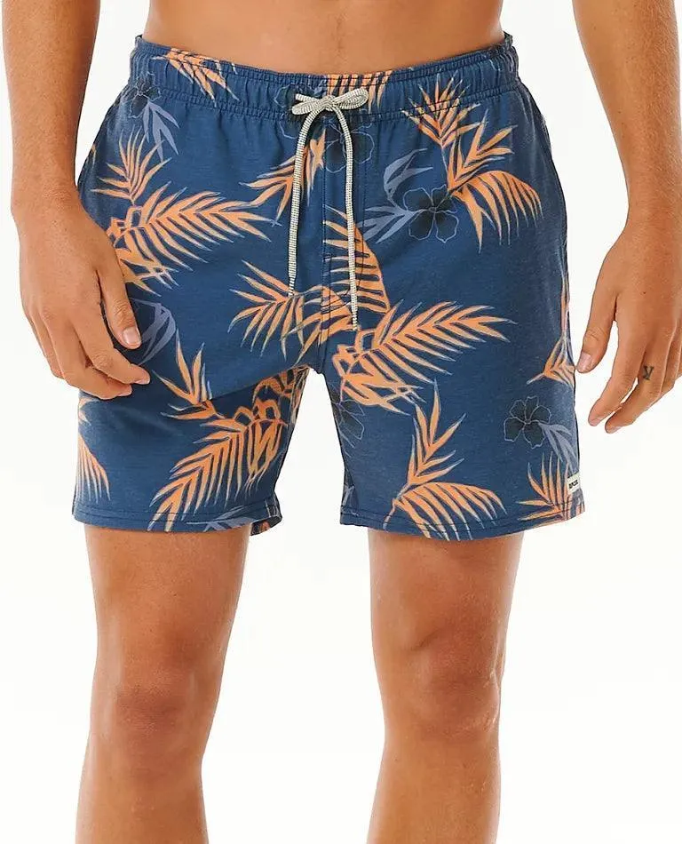 Rip Curl Surf Revival Floral Volley Short Washed Navy