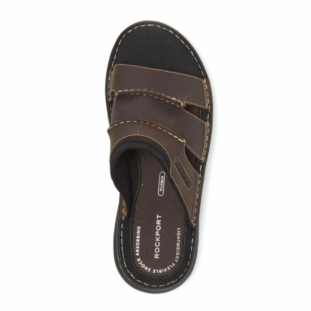 Rockport  Men's Darwyn Slide Brown M