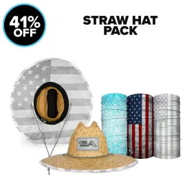 STRAW HAT   3 FACE SHIELDS®