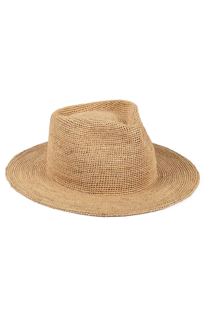 The Inca Fedora Hat- Natural