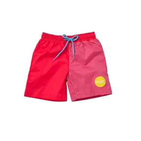 Tyoub Kids Board Shorts Recycled Material Red | Pink