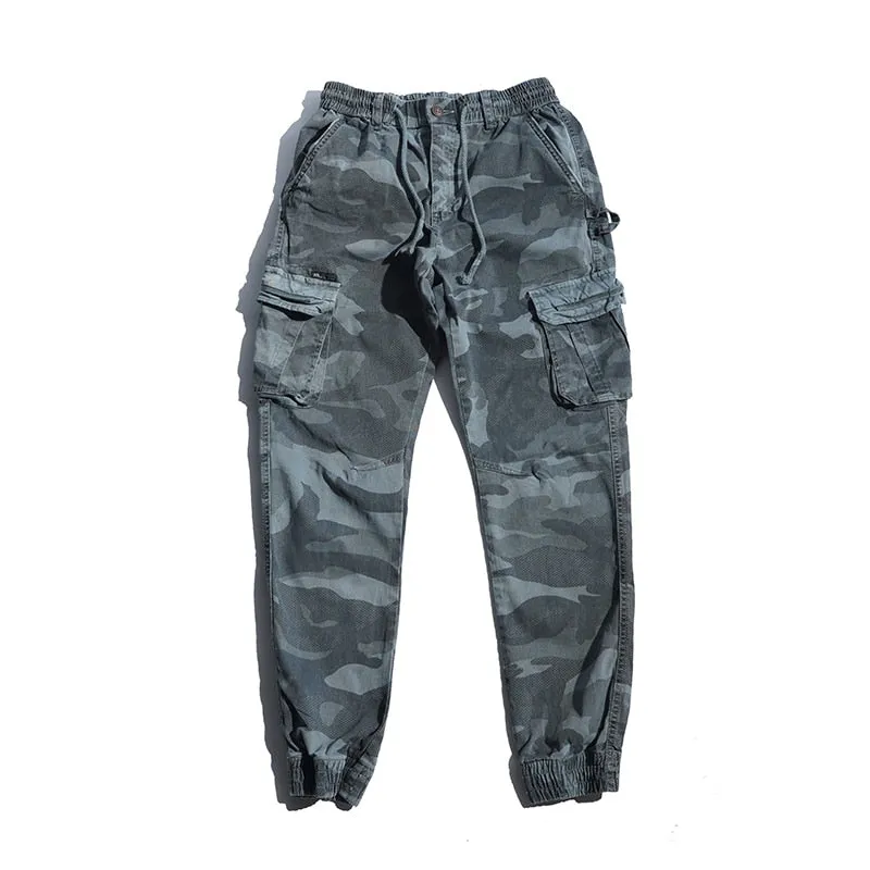 West Louis™ Multi-Pocket Color Camo Jogging Pants