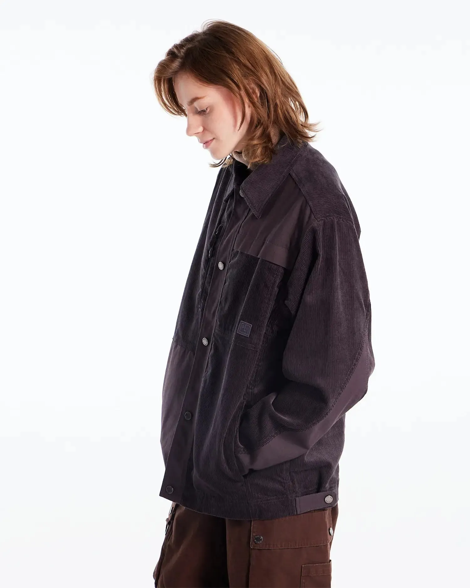 Women's Durable Mix-Fabric Chore Jacket